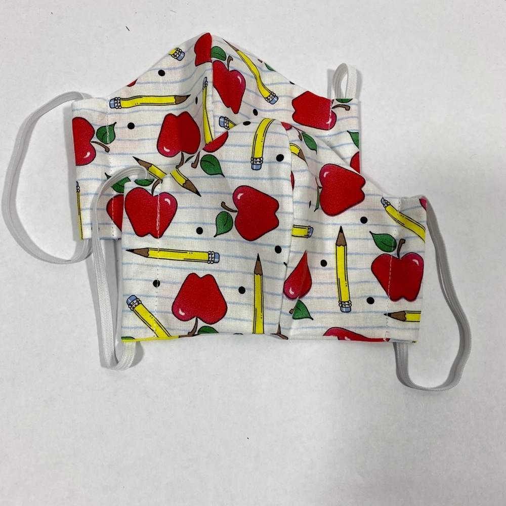 Teacher/ apple face mask - Picture 2 of 6